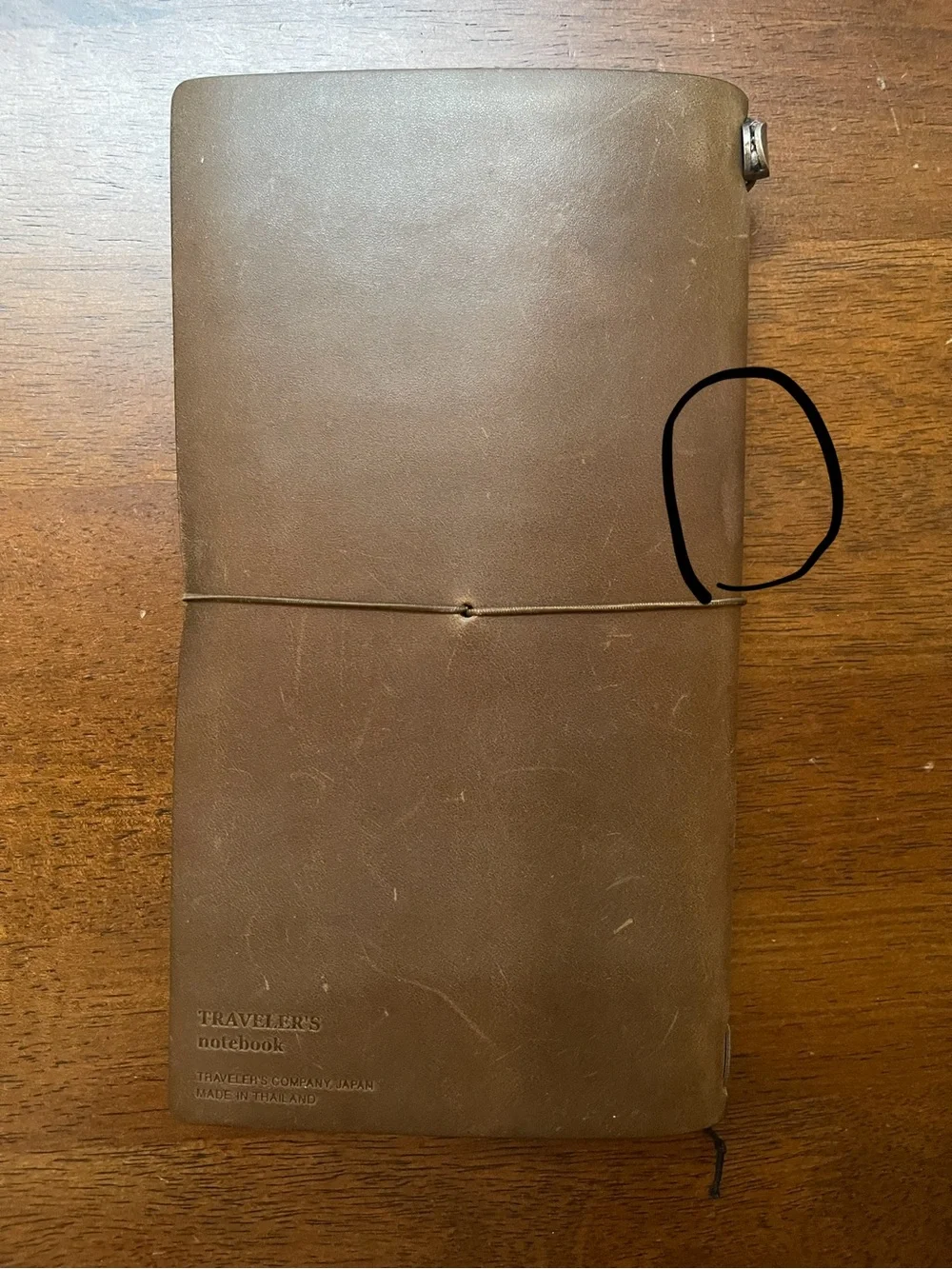 TRAVELER’S Notebook Regular Size Olive - Picture 3 of 4